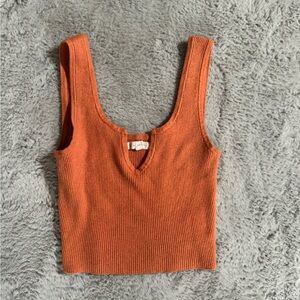 Pacsun orange crop top